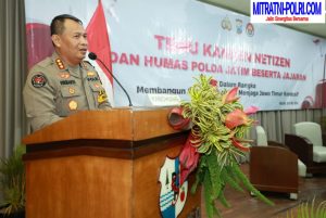 Buka Temu Kangen Netizen Kabidhumas Polda Jatim Beri Apresiasi WargaNet