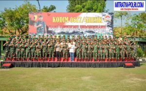 Kunjungan Kerja Pangdam V/Brawijaya di Kodim 0817/Gresik