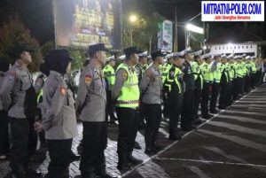 Amankan Malam Takbiran Idhul Adha 1445 H,Polres Trenggalek Kerahkan Ratusan Personel