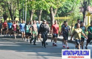 Tumbuhkan Kepedulian Olahraga dan Jaga Kesehatan, Bersama Prajurit Kodim 0817/Gresik