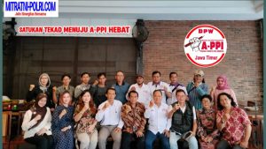 Pembentukan Pengurus A -PPI JATIM di Resto Lombok Idjo Jl Menur 42 Airlangga Surabaya