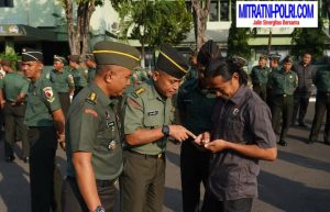 Cegah Judi Online dan Pinjaman Online di Kalangan Prajurit, Kasrem 084/BJ Melakukan Sidak