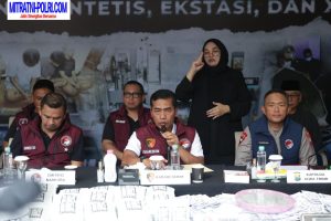 Polri Berhasil Bongkar Pabrik Narkoba di Malang Berkedok Kantor EO