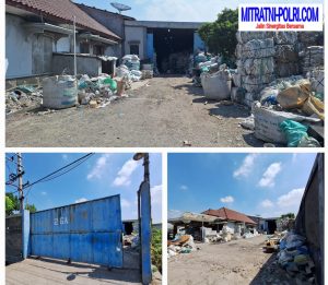 Tindak Tegas Pelaku Pencemaran Lingkungan,Pabrik Plastik Jl Raya Kedamean 26.A CV Wasing Indo Jaya Diduga Buang Limbah di Sungai Belakang Pabrik.