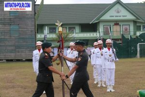 Pangdam V/Brawijaya Mayjen TNI Rafael Granada Baay, memimpin langsung Upacara Serah Terima Jabatan ( Sertijab )