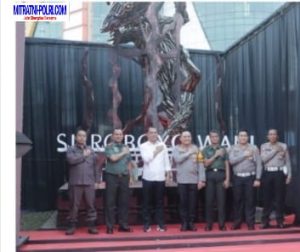 Monumen Knalpot di Resmikan Kapolrestabes Bersama Walikota Surabaya