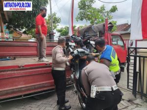 Polres Tulungagung Amankan Puluhan Motor Milik Pelajar yang Diduga Akan Tawuran