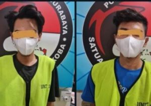 Polrestabes Surabaya Berhasil Tangkap dan Amankan Dua Pemuda Diduga Pengedar Narkotika Jenis Shabu