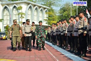 Polres Gresik Gelar Pasukan Operasi Mantap Praja Semeru 2024