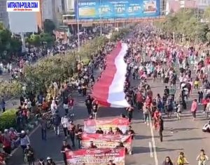 Kirab PNIB Merah Putih di Bekasi : Kawal NKRI, Kawal Konstitusi, Waspada Agenda Asing Mengadu Domba Anak Bangsa