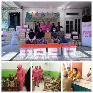 Peduli Sesama, Bhayangkari Cabang Gresik Bhakti Sosial Kesehatan di Panti Jompo Lestari