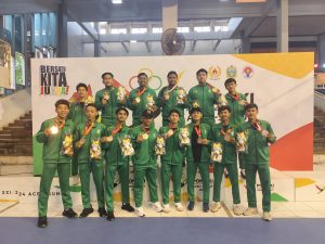 Anggota Polres Gresik Bripda Ilham Wiranata Berprestasi di Ajang PON 2024, ikut antar Cabor Hockey Indoor Jatim raih Perunggu