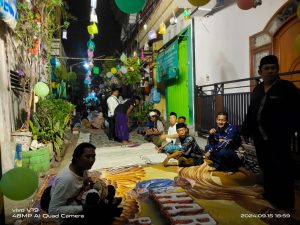 Peringatan Maulid Nabi SAW,Warga Dukuh Kupang Gang Lebar Surabaya