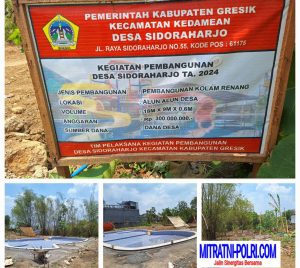Jangan Jadi Kepala Desa Sok Suci,Dikonfirmasi Redaksi Terkait Anggaran DD Kolam Renang Wisata Alun – Alun Desa Sidoraharjo Kecamatan Kedamean Bungkam Beserta Camat
