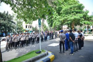 Polres Gresik Gelar Pengamanan Debat Publik Pilbup 2024 di Kabupaten Gresik