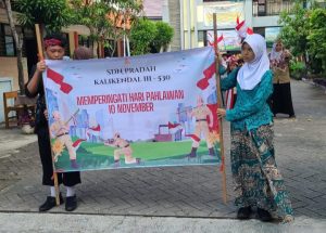 Memperingati Hari Pahlawan 10 November SDN Pradah Gelar Giat Bersama Para Murid