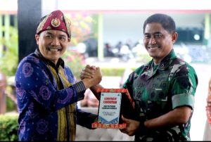 Warga Hubdam II/Swj Gelar Syukuran Puncak HUT ke-79 Komlek TNI AD