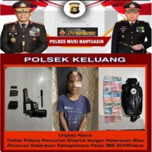 Perampok Bersenjata di Desa Keluang Muba, Sumatera Selatan Diringkus, Polisi Kejar Dua Rekannya