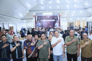 Kapolda Sumsel Irjen Pol Andi Rian R Djajadi SIK Di Acara Silaturahmi Bersama Insan Pers di Royal PGC Golf Lounge.