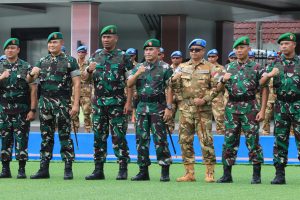 Pangdam II/Sriwijaya Pimpin Penyambutan Satgas Kizi TNI Konga XXXVII-J Minusca Car Yonzipur 2/SG