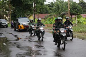 Pasca Pilkada Serentak, Kodim 0404/Muara Enim Perkuat Keamanan dengan Patroli Gabungan TNI-Polri