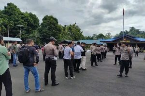 Polres Nabire Kerahkan 151 Personel untuk Amankan Sidang Pleno Rekapitulasi Suara Kabupaten