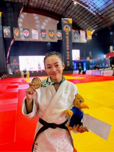 Bripda Maria Berlianda Harumkan Nama Polres Gresik di Kejuaraan Nasional Judo Kasad Cup XV 2024