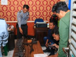 Kelengkapan Administrasi Senpi Lapas Banyuwangi Diperiksa oleh Polresta Banyuwangi