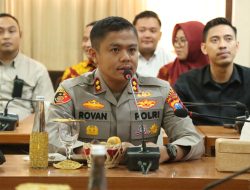 Kapolres Gresik AKBP Rovan Silaturahmi Bersama Forkopimda Jaga Kamtibmas di Kabupaten Gresik