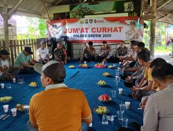 Jumat Curhat !  Polres Gresik Hadir Tindaklanjuti Aspirasi Masyarakat Driyorejo Gresik