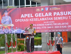 Polres Gresik Gelar Apel Operasi Keselamatan Semeru 2025