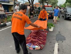Kecelakaan di Jl. Banyu Urip Surabaya Satu tewas, Satu Kritis