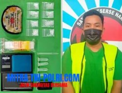 Residivis Narkoba di Tangkap di Daerah Tempel Sukorejo Surabaya