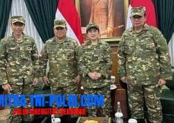 Prabowo Pimpin Upacara Parade Senja di Akmil Magelang