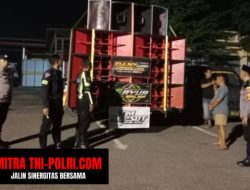 Mengganggu saat Sahur, Polres Mojokerto Amankan 4 Sound Horeg