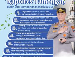 Kapolres Lamongan Imbau Masyarakat Jaga Keamanan dan Ketertiban Selama Bulan Suci Ramadan