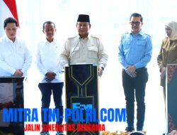 Kapolres Gresik Dampingi Kunjungan Kerja Presiden RI Prabowo Subianto ke Smelter PT. Freeport Indonesia