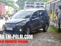 Sopir Mobil Ertiga Menghilang Usai Serempet 2 Kendaraan di Tuban.
