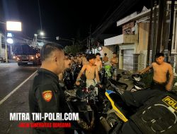 Tim Kalam Munyeng Polres Gresik Bubarkan Balap Liar Amankan 54 Pemuda.Tindak Lanjuti Laporan Warga
