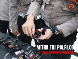 Polres Gresik Lakukan Pengecekan Berkala,Mitigasi Penggunaan Senpi