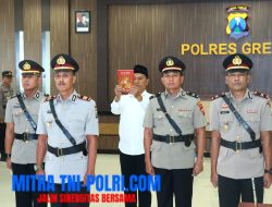 Kapolsek Dukun dan Kapolsek Kedamean Berganti,Kapolres Gresik Pimpin Serah Terima Jabatan