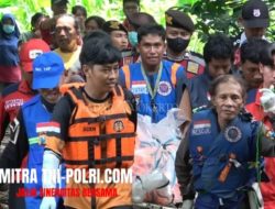 Mayat Bertato di Sungai Brantas Mojokerto Warga Nganjuk yang Hilang Seminggu