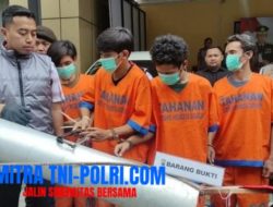 1 Masih Buron, 4 Pencuri Pipa di PT Tjiwi Kimia Dibekuk Polisi