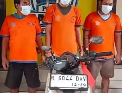 3 Pria Gresik Ditangkap Usai Bawa Kabur Motor, Bermula Permasalahan Utang Puluhan Juta Rupiah.