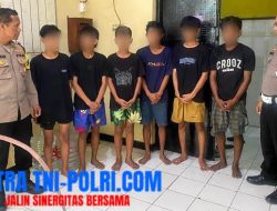 Bikin Resah Warga ! Hendak Tawuran 6 Remaja Bawa Celurit Panjang di Surabaya Disergap Polisi