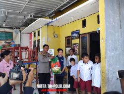 Anak-anak Difabel dan Berkebutuhan Khusus di Nabire Sambut Hangat Kegiatan Berbagi Kasih Polres Nabire