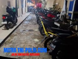 Markas Penampungan Puluhan Motor Tarikan Debt Collector di Gunungputri di Gerebek Polisi