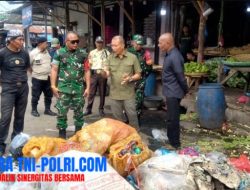 Brigjen TNI Dany Rakca Danpuslatpur kodiklat TNI AD, Menetralisir Bakteri Limbah di Pasar Kota Bandung