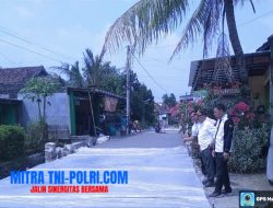 Percepat Pembangunan Infrastruktur, Pemdes Karobelah Genjot Jalan Rabat Beton