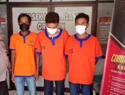 Polsek Menganti Gelar Operasi Pekat, Berhasil Bekuk 3 Tersangka Kerusuhan dan Kriminal